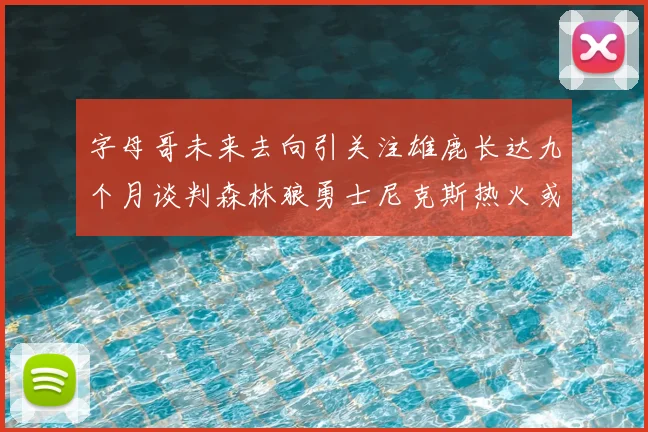 字母哥未来去向引关注雄鹿长达九个月谈判森林狼勇士尼克斯热火或成下家