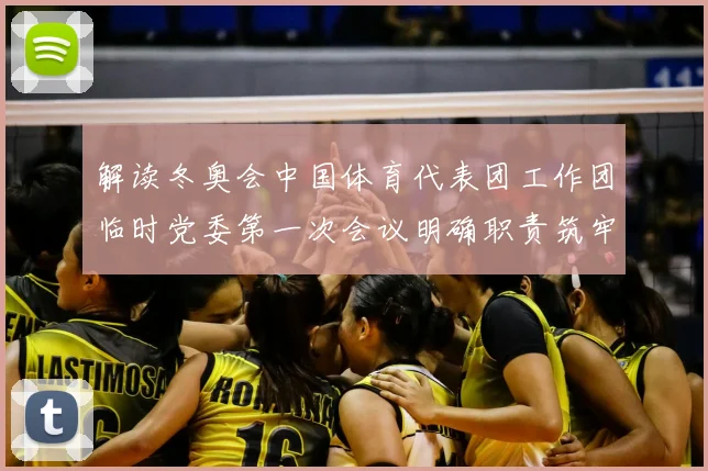 解读冬奥会中国体育代表团工作团临时党委第一次会议明确职责筑牢战斗堡垒