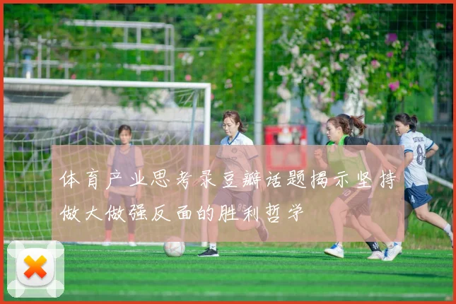 体育产业思考录豆瓣话题揭示坚持做大做强反面的胜利哲学